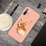 For Galaxy Note 10+ Cartoon Animal Pattern Shockproof TPU Protective Case(Orange Corgi)