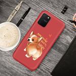 For Galaxy A91 & S10 Lite Cartoon Animal Pattern Shockproof TPU Protective Case(Red Corgi)