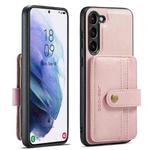 For Samsung Galaxy S24+ 5G JEEHOOD RFID Blocking Anti-Theft Magnetic Phone Case(Pink)