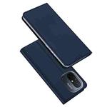 For Xiaomi Redmi 11A / 12C / Xiaomi Poco C55 DUX DUCIS Skin Pro Series Flip Leather Phone Case(Blue)