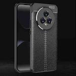 For Honor Magic5 Litchi Texture Shockproof TPU Phone Case(Black)