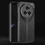 For Honor Magic5 Pro Litchi Texture Shockproof TPU Phone Case(Black)