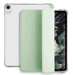 For iPad mini 6 3-fold Shockproof Smart Leather Tablet Case(Green)