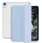 For iPad mini 6 3-fold Shockproof Smart Leather Tablet Case(Ice Blue)