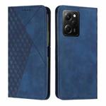 For Xiaomi Redmi Note 12 Pro Speed / Poco X5 Pro 5G Diamond Pattern Skin Feel Magnetic Leather Phone Case(Blue)