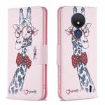For Nokia C21 Colored Drawing Pattern Leather Phone Case(Deer)