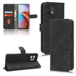 For Motorola Moto X40 Skin Feel Magnetic Flip Leather Phone Case(Black)