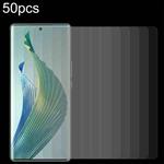 For Honor Magic5 / Magic5 Pro 50pcs 0.26mm 9H 2.5D Tempered Glass Film