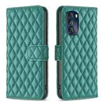 For Motorola Moto G 5G 2023 Diamond Lattice Wallet Leather Flip Phone Case(Green)