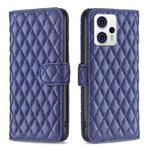 For Motorola Moto G13 4G/G23 4G/G53 5G Diamond Lattice Wallet Leather Flip Phone Case(Blue)