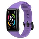 For Honor Band 7 Silicone Watch Band(Purple)