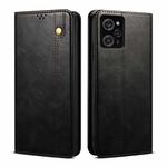 For Xiaomi Poco X5 Pro 5G / Redmi Note 12 Pro Speed Oil Wax Crazy Horse Texture Leather Phone Case(Black)