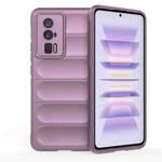 For Xiaomi Redmi K60 Pro Magic Shield TPU + Flannel Phone Case(Purple)