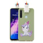 For Xiaomi Redmi Note 8T Cartoon Shockproof TPU Protective Case with Holder(Cute Unicorn)