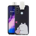 For Xiaomi Redmi Note 8T Cartoon Shockproof TPU Protective Case with Holder(Big White Bear)
