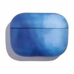For AirPods 3 Ink Painting Water Sticker PC Earphone Case(Sea Blue)