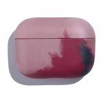 For AirPods 3 Ink Painting Water Sticker PC Earphone Case(Ink Fuchsia)