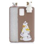 For Galaxy S20 Cartoon Shockproof TPU Protective Case with Holder(Stack Of Hamsters)