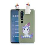 For Xiaomi Mi Note 10 Cartoon Shockproof TPU Protective Case with Holder(Cute Unicorn)