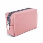 Leather Power Pack Charger Data Cable Mouse Digital Storage Bag(Rose Gold)