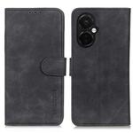 For OnePlus Nord CE 3 Lite KHAZNEH Retro Texture Flip Leather Phone Case(Black)
