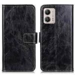 For Motorola Moto G53 5G Retro Crazy Horse Texture Leather Phone Case(Black)