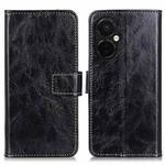 For OnePlus Nord CE 3 Lite Retro Crazy Horse Texture Leather Phone Case(Black)