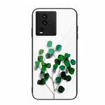 For vivo iQOO Neo7 Colorful Painted Glass Phone Case(Sapling)