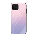 For Honor Play6C Colorful Painted Glass Phone Case(Purple Sky)