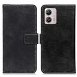 For Motorola Moto G53 5G Magnetic Crocodile Texture Leather Phone Case(Black)