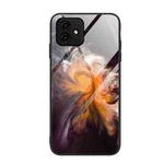 For Honor Play6C Marble Pattern Glass Phone Case(Typhoon)