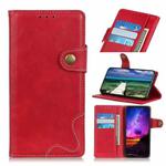 For OnePlus 11 5G S-Type Stitching Calf Texture Leather Phone Case(Red)