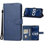 For Xiaomi Poco C55 Leather Phone Case(Blue)