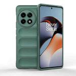 For OnePlus ACE 5G Magic Shield TPU + Flannel Phone Case(Dark Green)