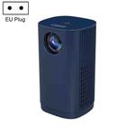 T1 480x360 800 Lumens Portable Mini LED Projector, Specification:EU Plug(Blue)