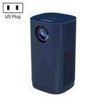 T1 480x360 800 Lumens Portable Mini LED Projector, Specification:US Plug(Blue)