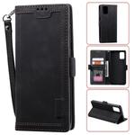 For Huawei P40 Pro Retro Splicing Horizontal Flip Leather Case with Card Slots & Holder & Wallet(Black)