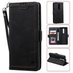 For Xiaomi Redmi K20 Retro Splicing Horizontal Flip Leather Case with Card Slots & Holder & Wallet(Black)