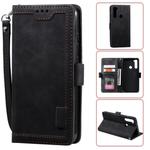 For Xiaomi Redmi Note 8 Retro Splicing Horizontal Flip Leather Case with Card Slots & Holder & Wallet(Black)