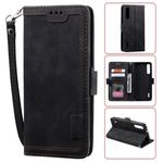 For Xiaomi 9 Lite Retro Splicing Horizontal Flip Leather Case with Card Slots & Holder & Wallet(Black)