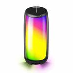 HOPESTAR P49 Tone Pulse RGB Light Waterproof Bluetooth Speaker(Black)