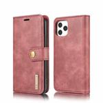 For iPhone 12 Pro Max DG.MING Crazy Horse Texture Detachable Magnetic Leather Case(Red)