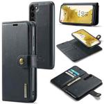 For Samsung Galaxy S23+ 5G DG.MING Crazy Horse Texture Detachable Magnetic Leather Case(Black)