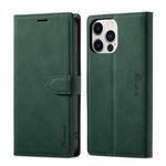 For iPhone 14 Plus Forwenw F1 Series Matte Strong Magnetism Leather Phone Case(Green)