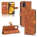 For UMIDIGI A13 Pro 5G Skin Feel Magnetic Flip Leather Phone Case(Brown)