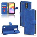 For ZTE Blade A32 Skin Feel Magnetic Flip Leather Phone Case(Blue)