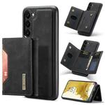 For Samsung Galaxy S23+ 5G DG.MING M2 Series 3-Fold Multi Card Bag + Phone Case(Black)