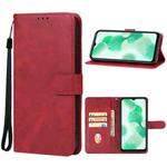 For Lava Blaze 5G Leather Phone Case(Red)