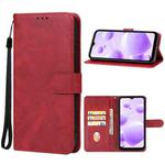 For Lava Yuva 2 Pro Leather Phone Case(Red)