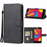 For Lava Z1 Leather Phone Case(Black)